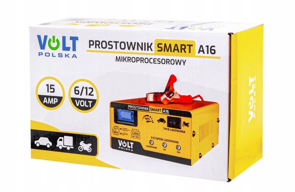 Зарядний пристрій для акумуляторів Volt Polska Smart A16