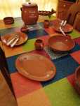 Conjunto de barro tradicional