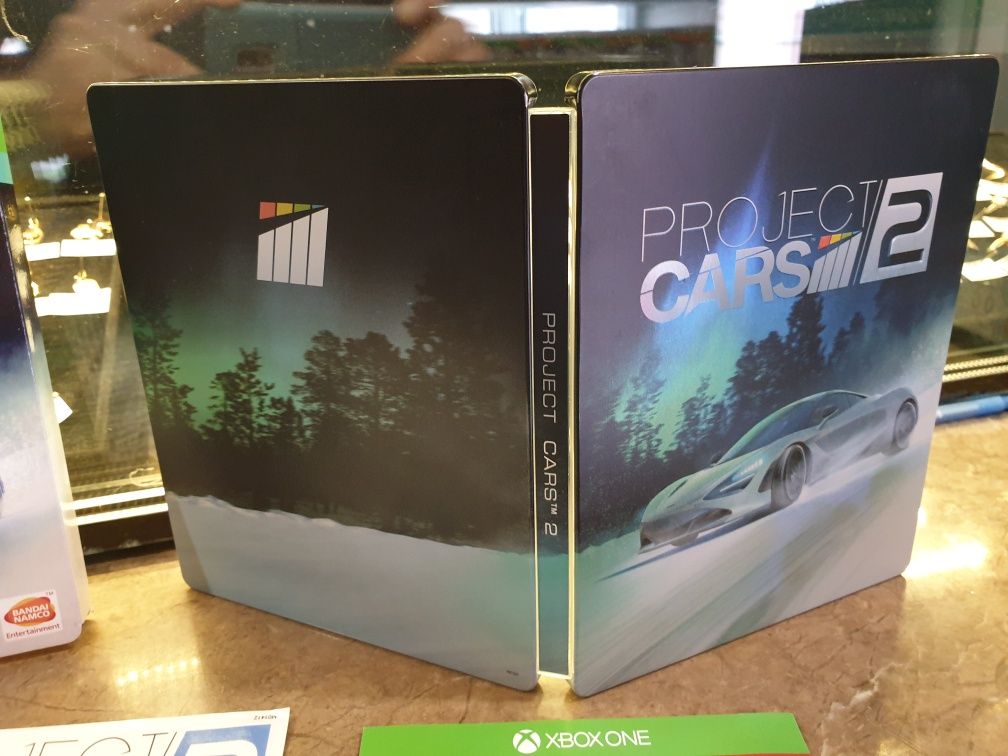 Steelbook kolekcjonerski z gry Project Cars 2 naklejki kod dlc