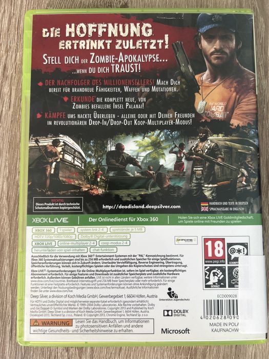 #1453 dead island riptide gra xbox 360 xbox360