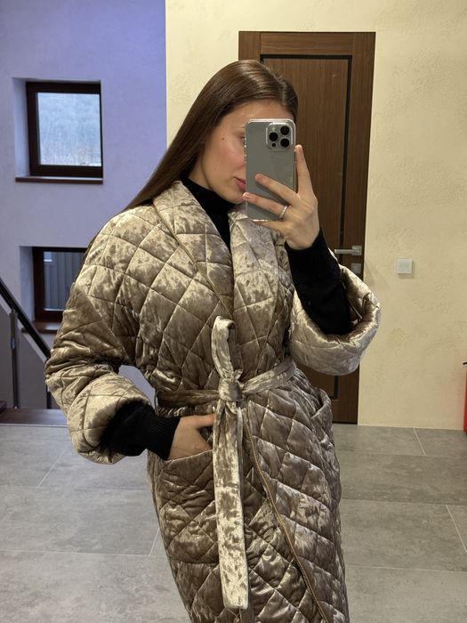 Пальто стьобане жіноче