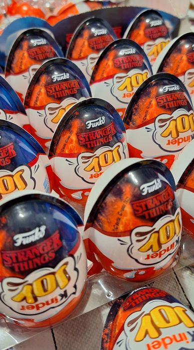 Яйця кіндер джой , серія дивні дива, stranger things.