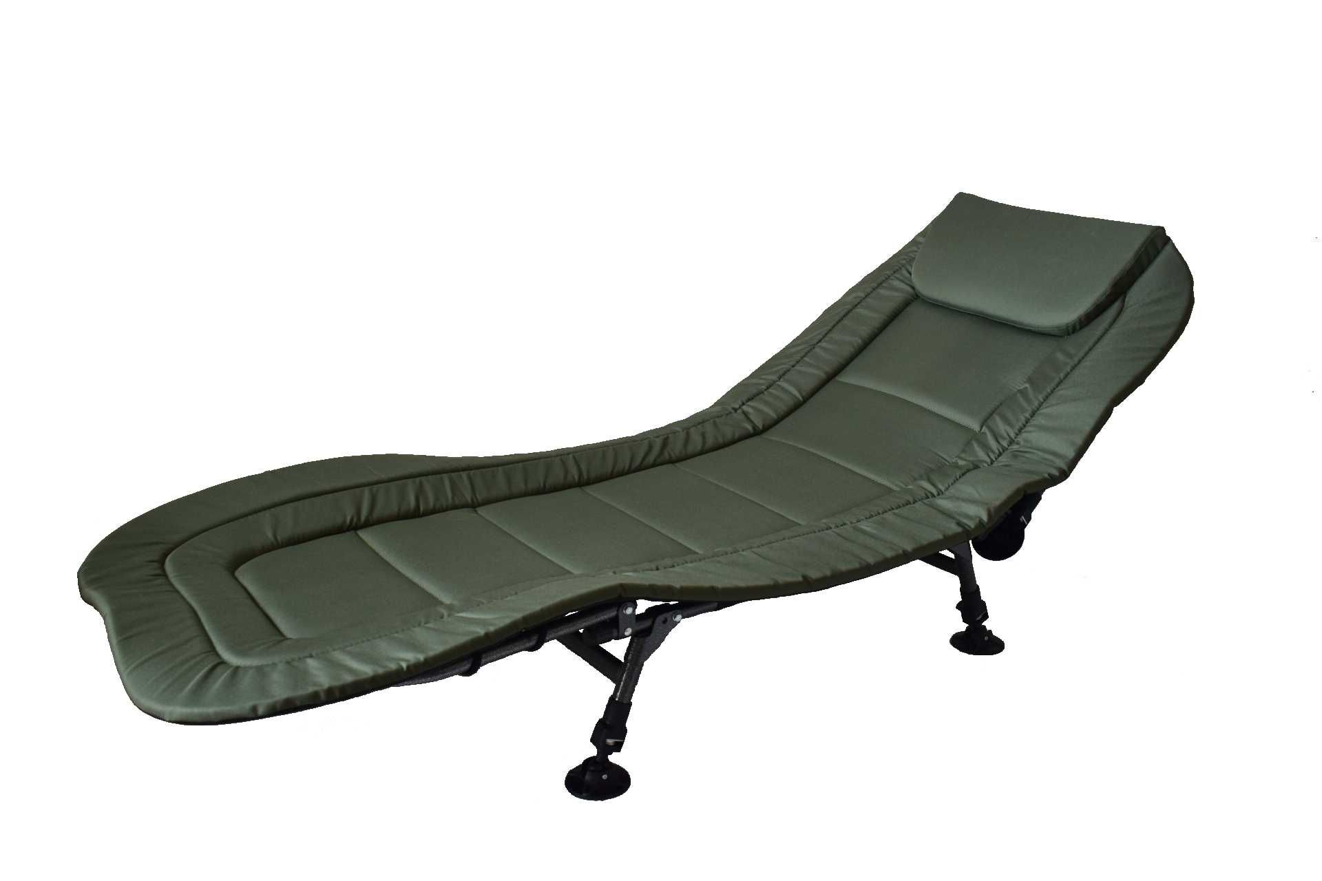 Раскладушка кресло карповая Vario Bad-1 компактная стальная 6 ног