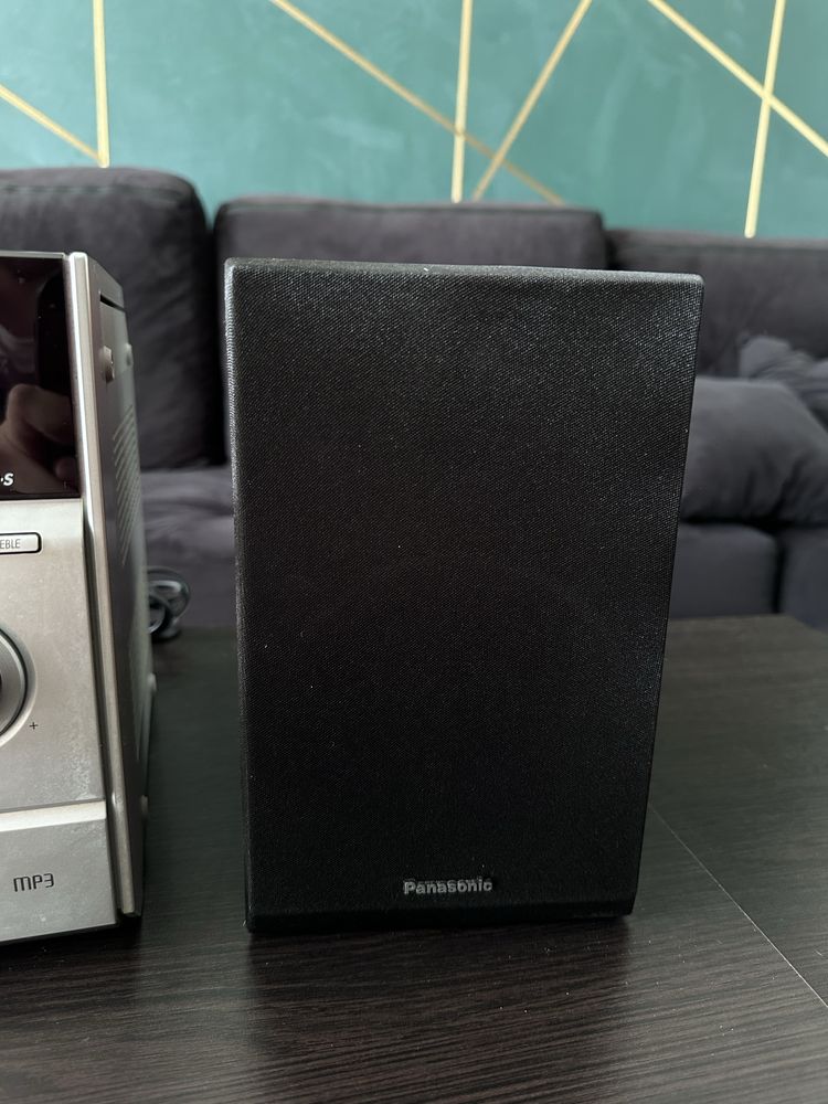 Panasonic SA-PM4 wieża + 2 głośniki + zasilacz