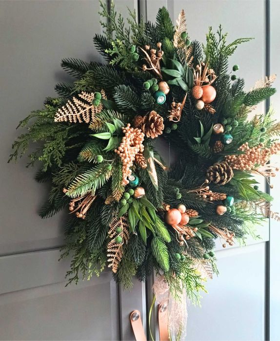 wianek świąteczny zimowy nr 18