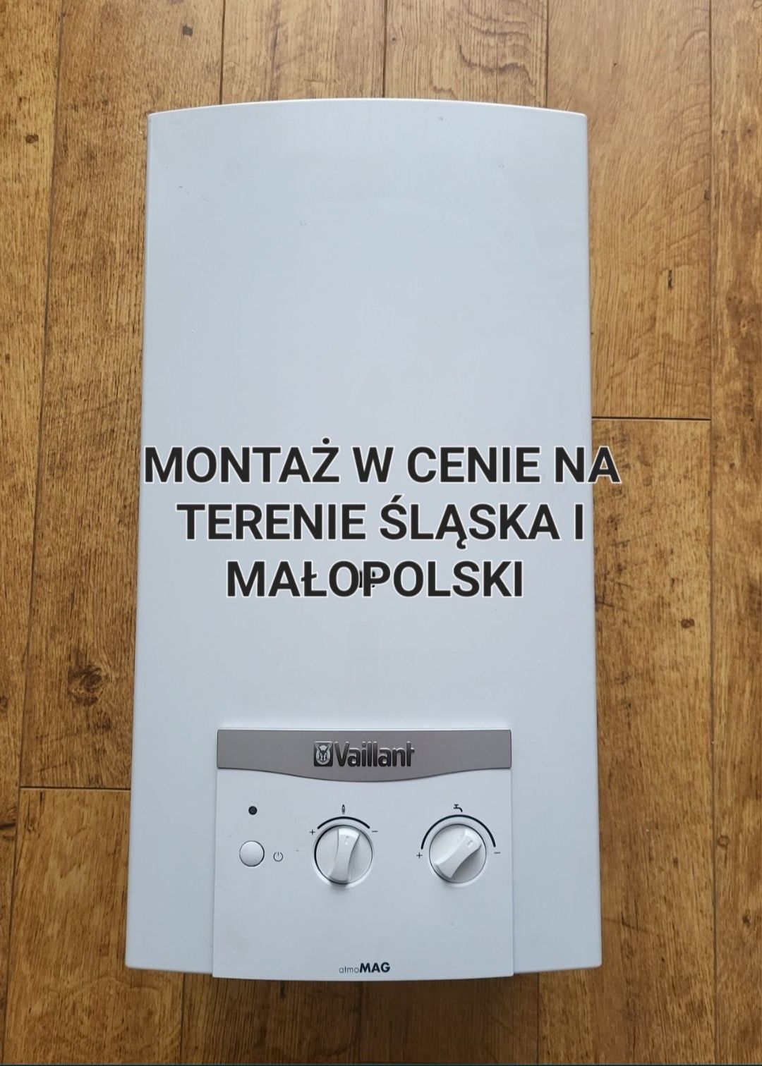 Cena z montażem Vaillant Mag mini podgrzewacz Bosch Junkers