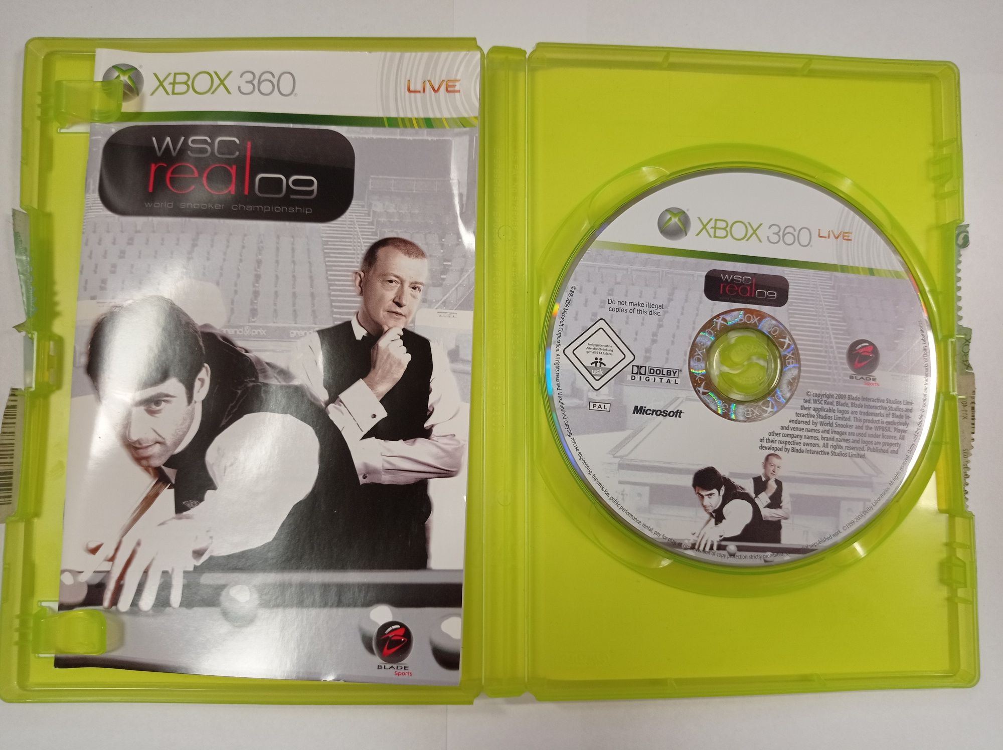 gra Xbox 360 "WSC Snooker Real 09"