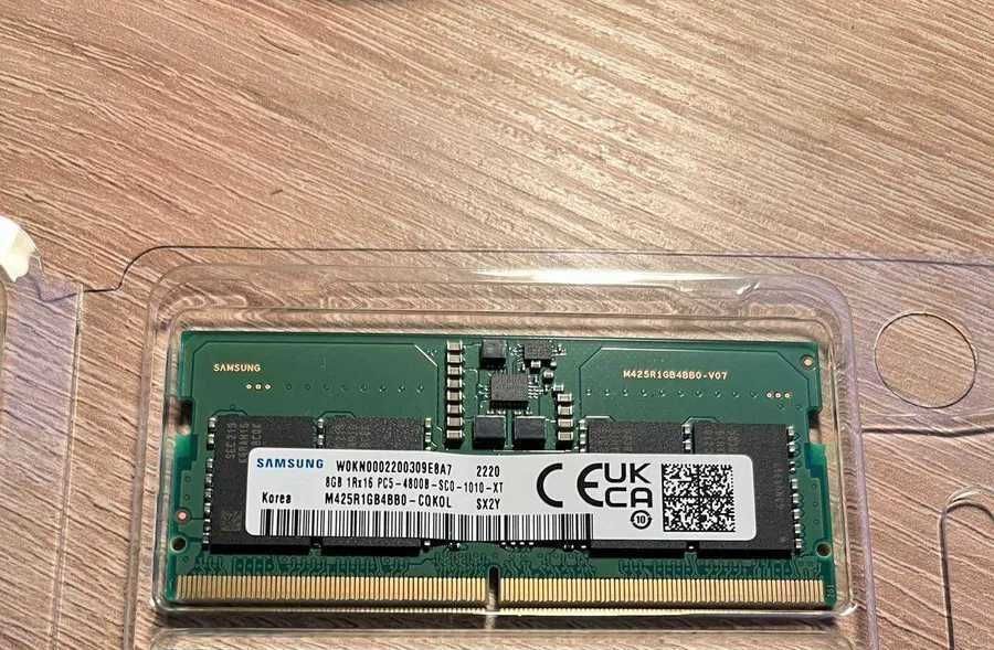 nowa Pamięć 1x Kość Samsung RAM DDR5 sodimm 8GB 4800 MHz do laptopa