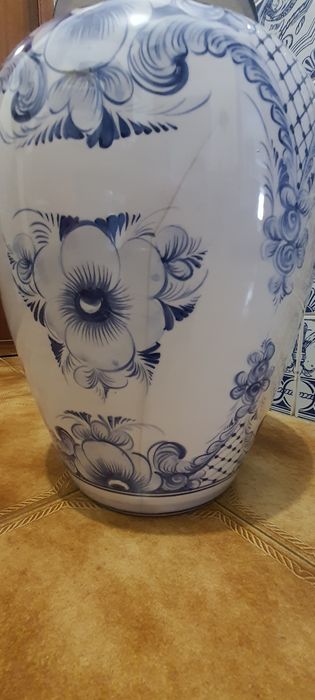 Jarrao azul e branco Faria e Bento