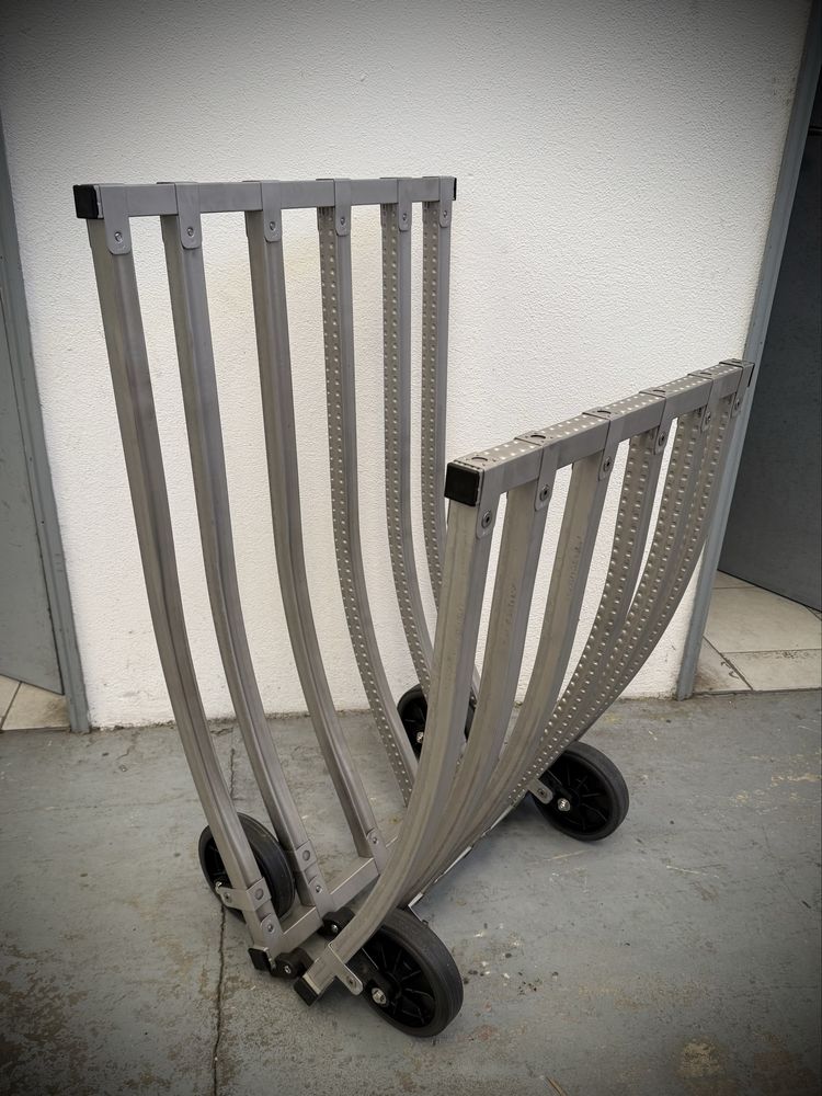 Cesto de Lenha Inox Design Italiano