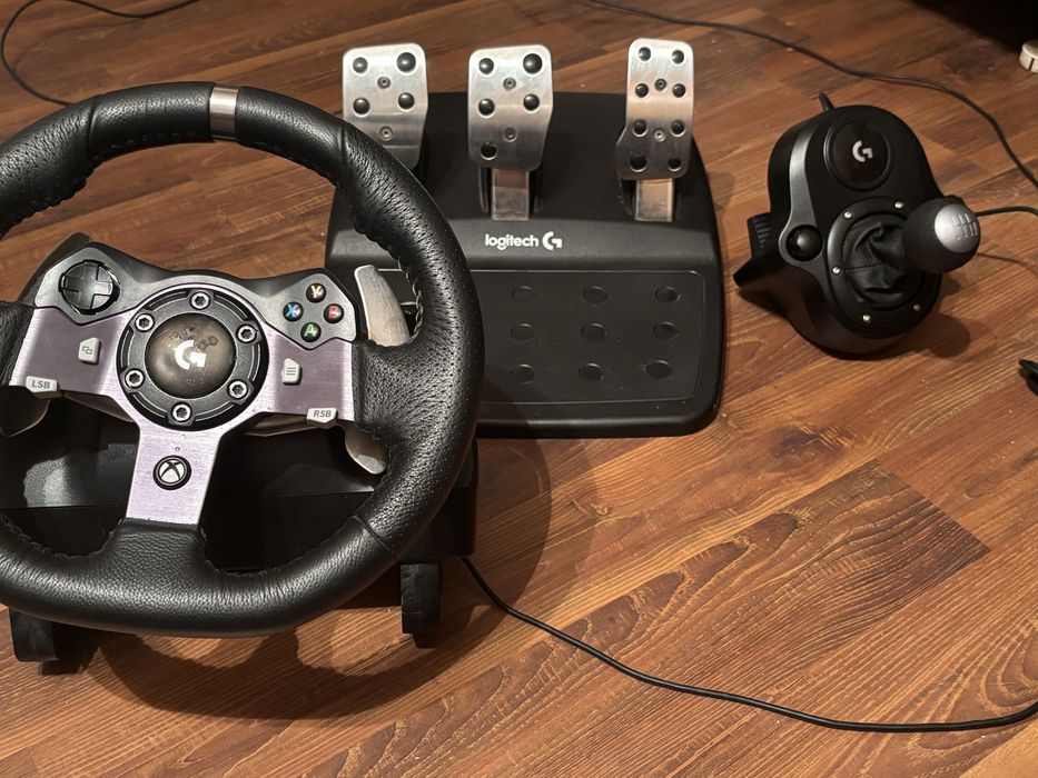 Kierownica logitech g920+shifter zmiany biegow