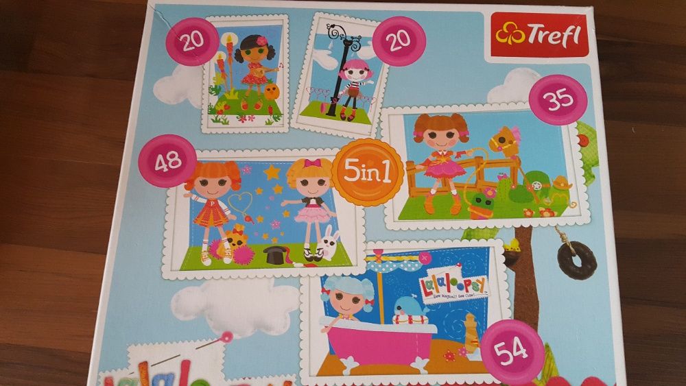 Puzzle zestaw: Świnka Peppa i Lala Loopsy wiek 4 +