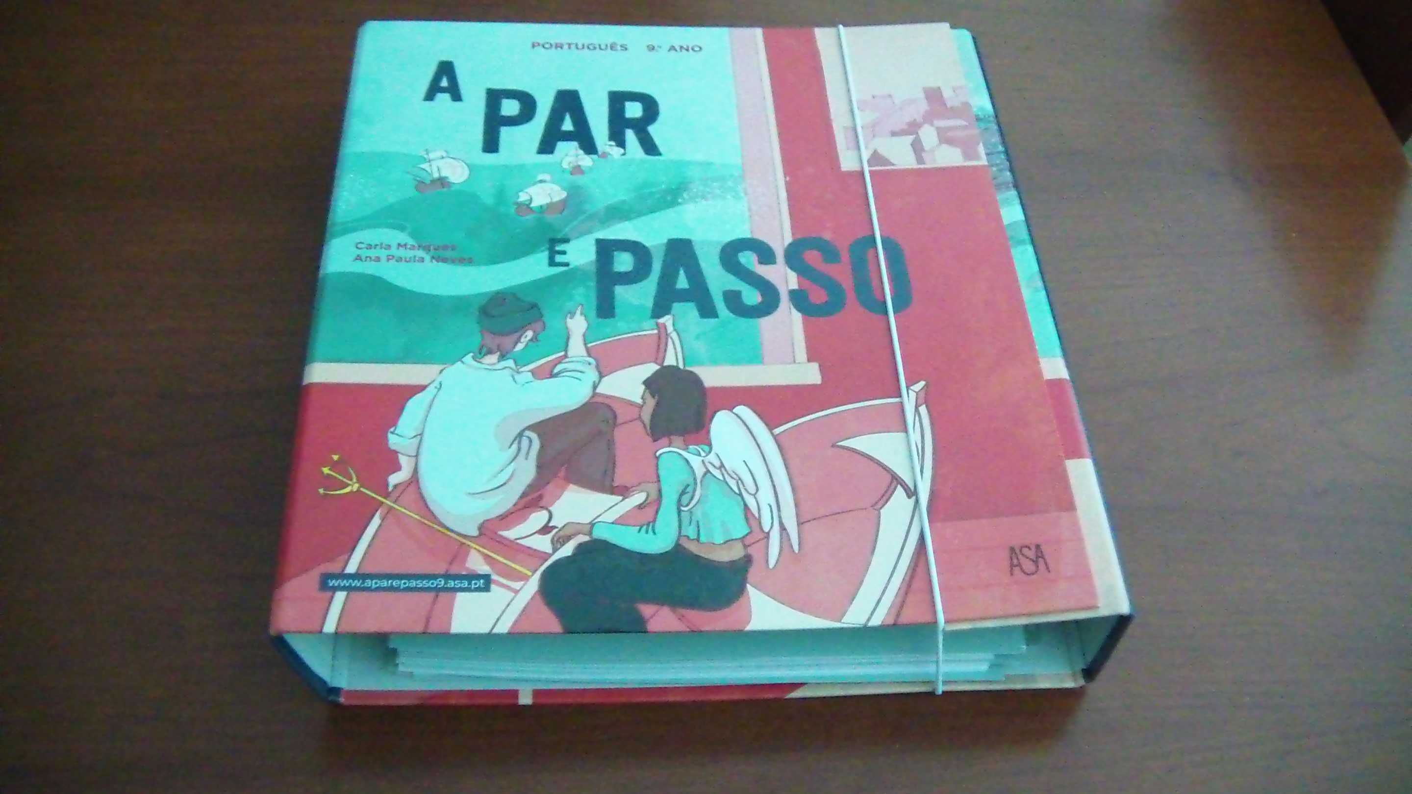 Conjunto completo do professor A par e passo 9 - Português 9.º ano,ASA