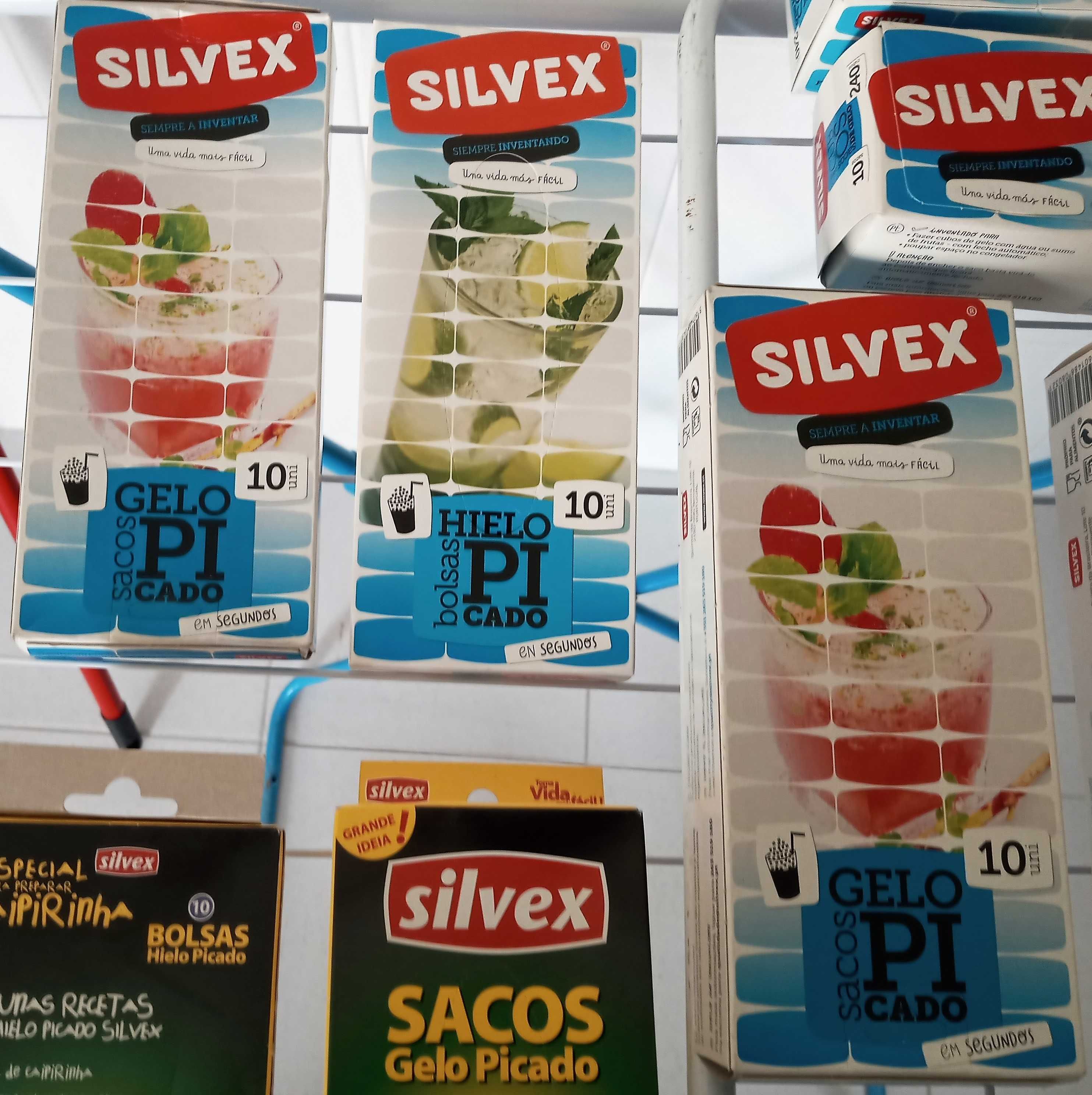 Conjunto 17 Embalagens Novas Silvex Peliculas Sacos, Etc