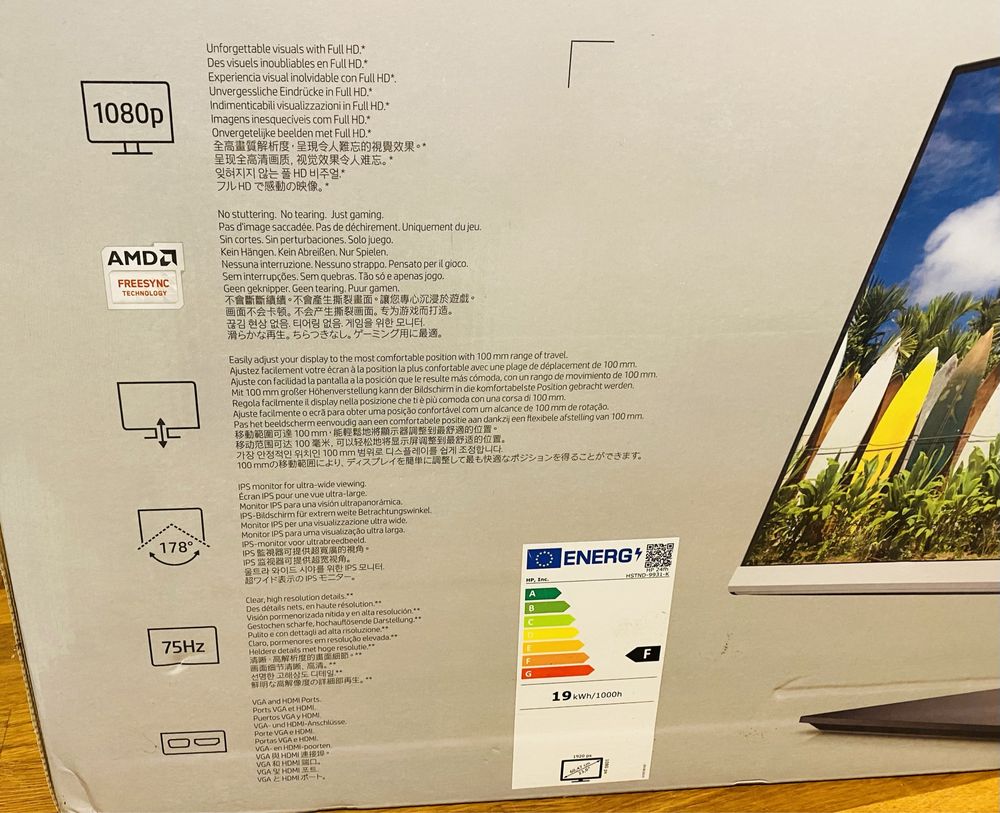 Monitor hp 24 cale full HD