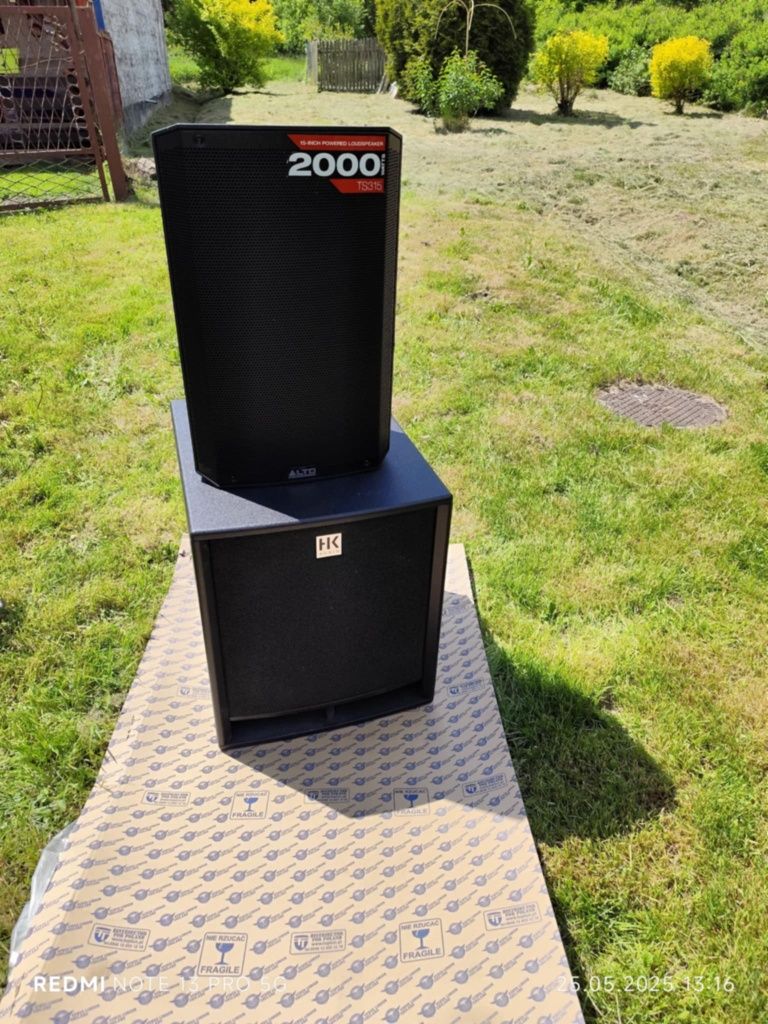 Kolumna 2000w firmy alt i kolumna basowa