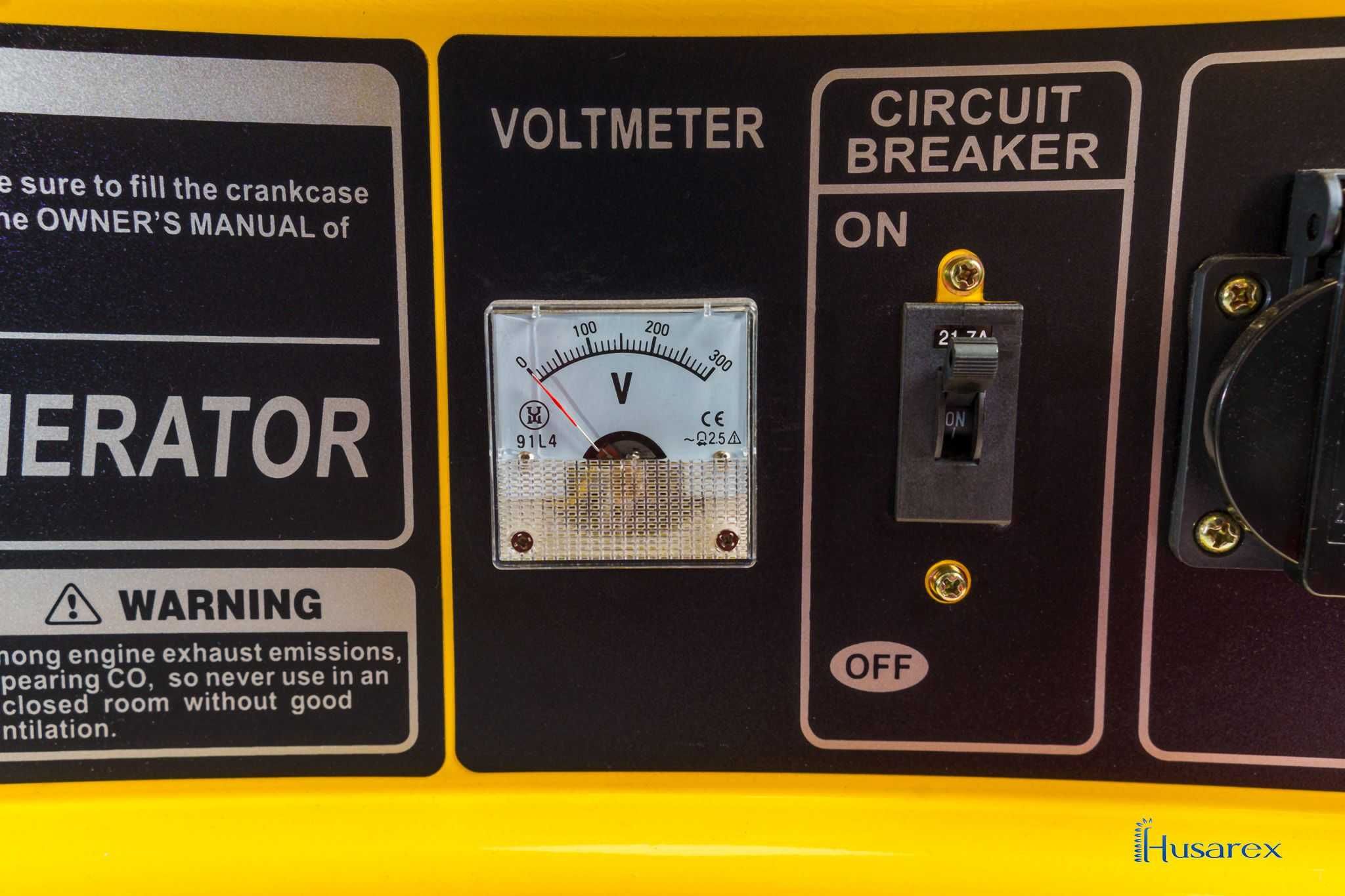 Agregat prądotwórczy rozrusznik elektryczny 5,5 kW HUSAREX , narzędzia