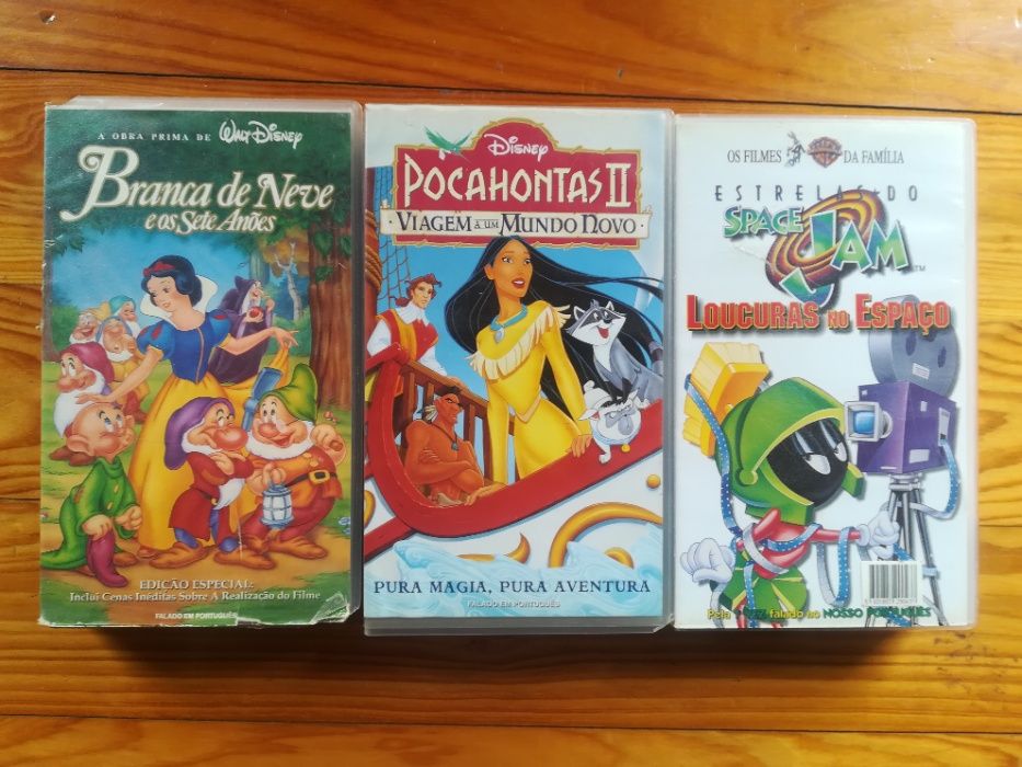 Cassetes VHS Teletubies Pokémon Tarzan Pocahontas II