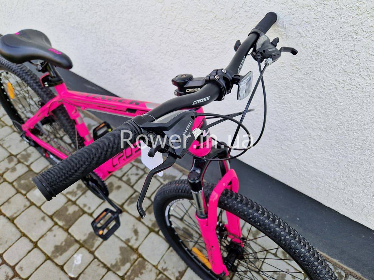Велосипед з дисковими гальмами Cross 26" Stinger Рама-15" pink