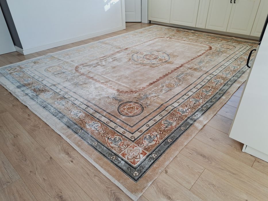 Przepiękny jedwabny Chiński ręcznie tkany dywan 247x337 nr 1526