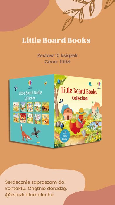 PROMOCJA! Zestaw nowych książek dla dzieci Little Board Books