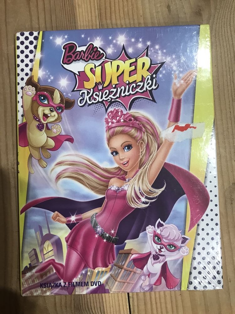 Dvd ksiazka Barbie super ksiezniczki nowa