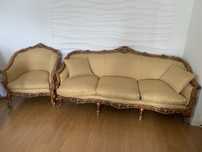 Sofa z dwoma fotelami