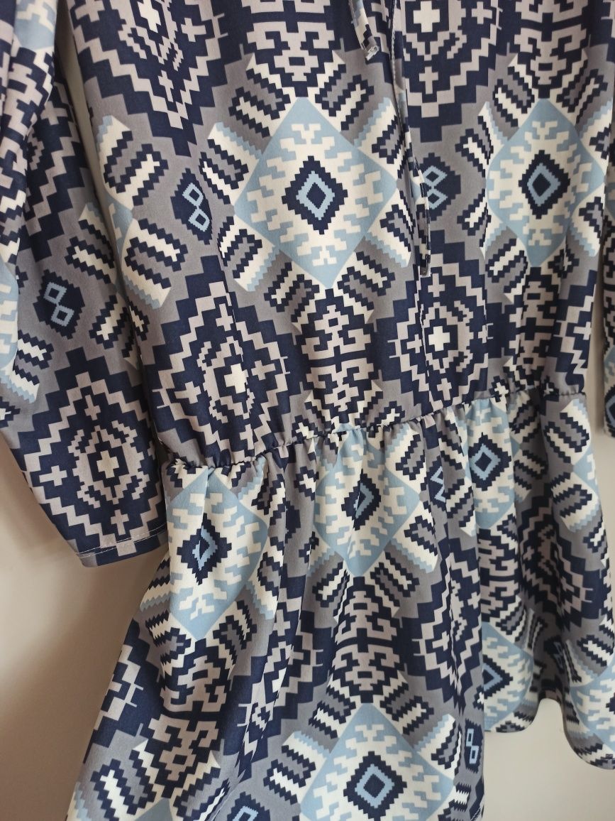 Nebieska sukienka 36/38 Made in Italy
