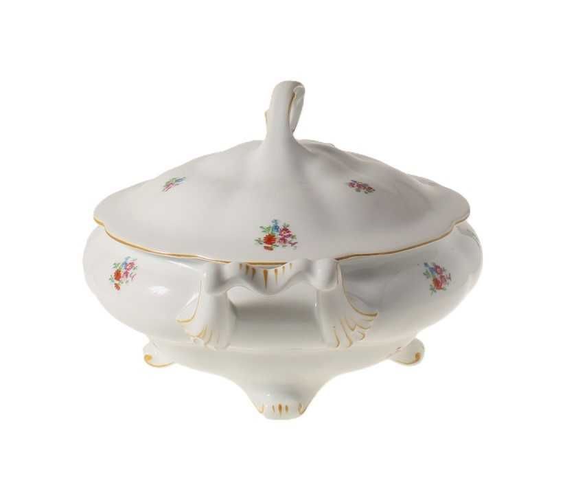 Waza do zupy serwis Charlotte porcelana śląska Koenigszelt l.30-40