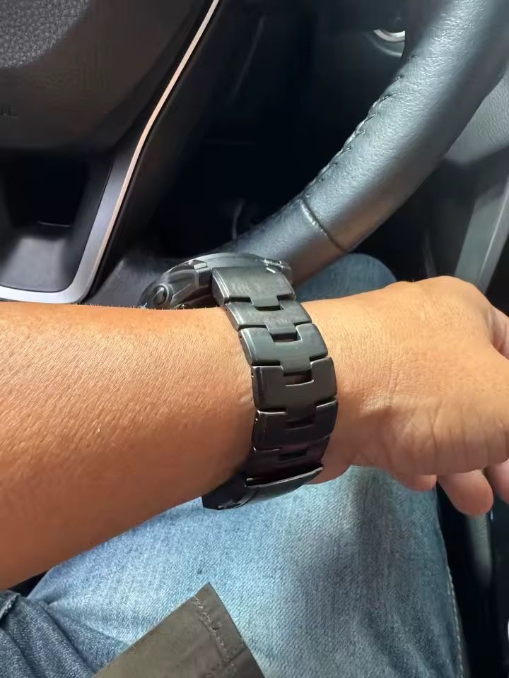 22 26 мм Quick Fit титановий металевий ремінець для годинника Garmin