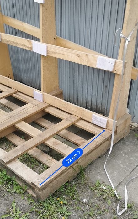 stojak drewniany na okna, szkło, płyty