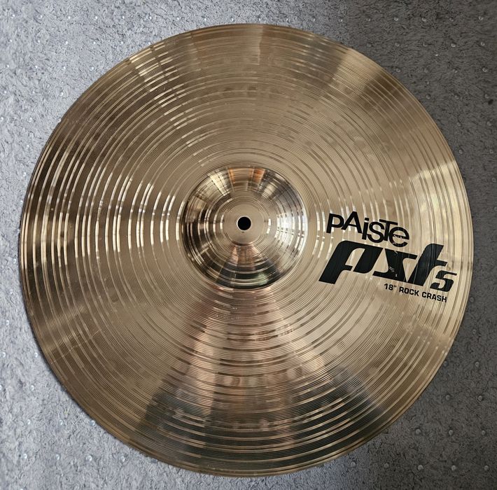 Talerz 18 Paiste PST5 Rock Crash Nieużywany