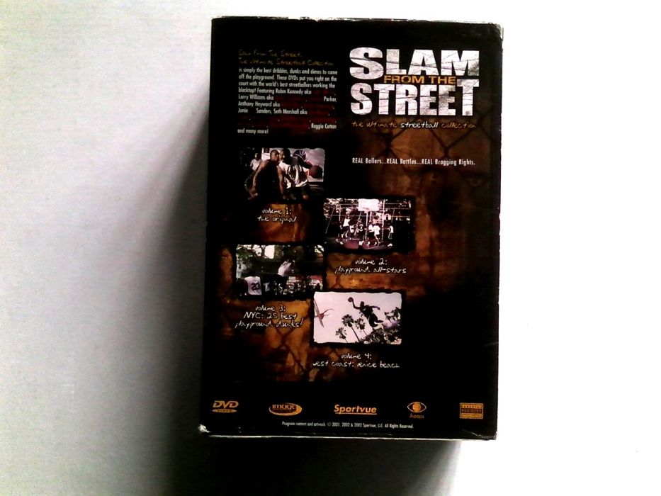 Slam Street 4 DVD novos selados Basket