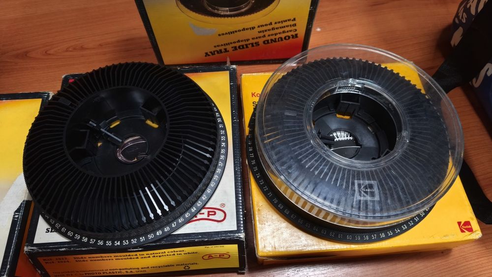 Kodak e AP slide tray para projector