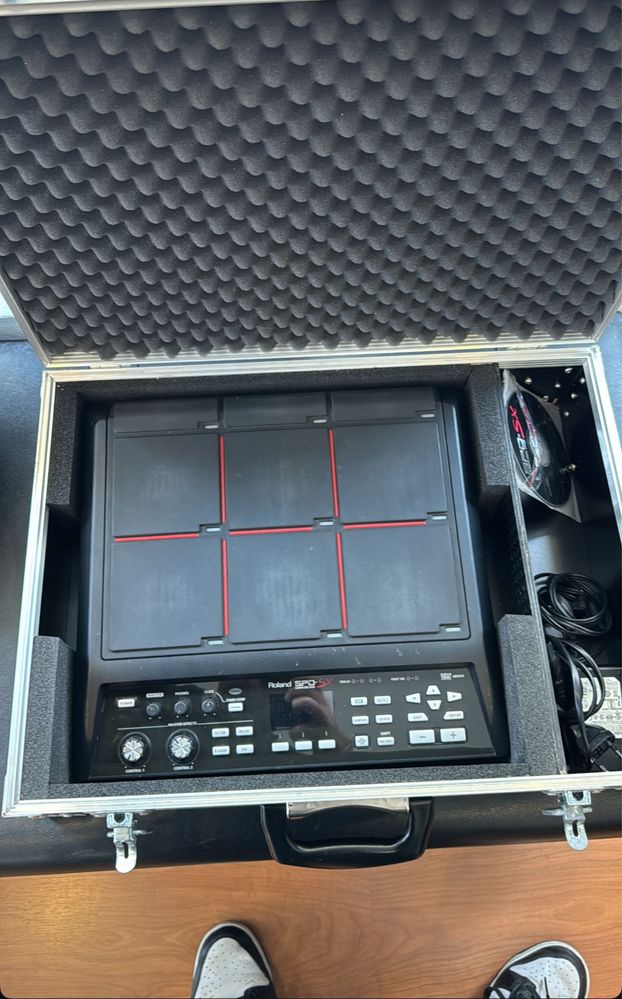 Roland SPD-SX com Flightcase