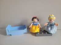 Lego duplo księżniczki łóżko królewna Śnieżka Disney kopciuszek