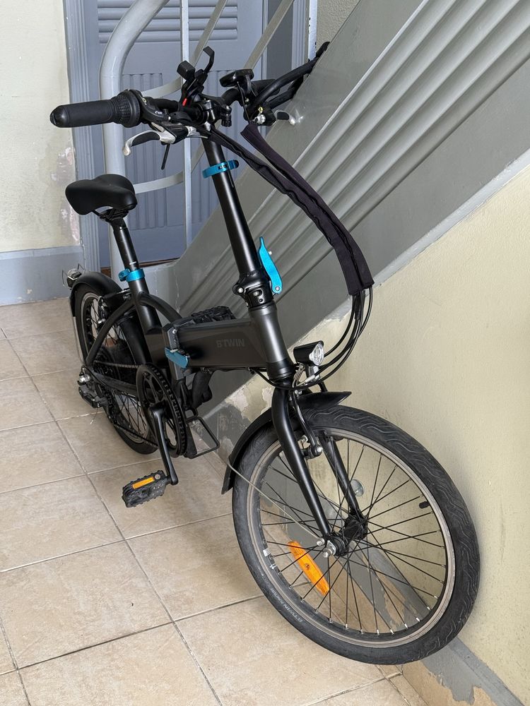 BICICLETA ELÉTRICA DOBRÁVEL CIDADE - FOLDING BIKE TILT 500 ELECT BLACK