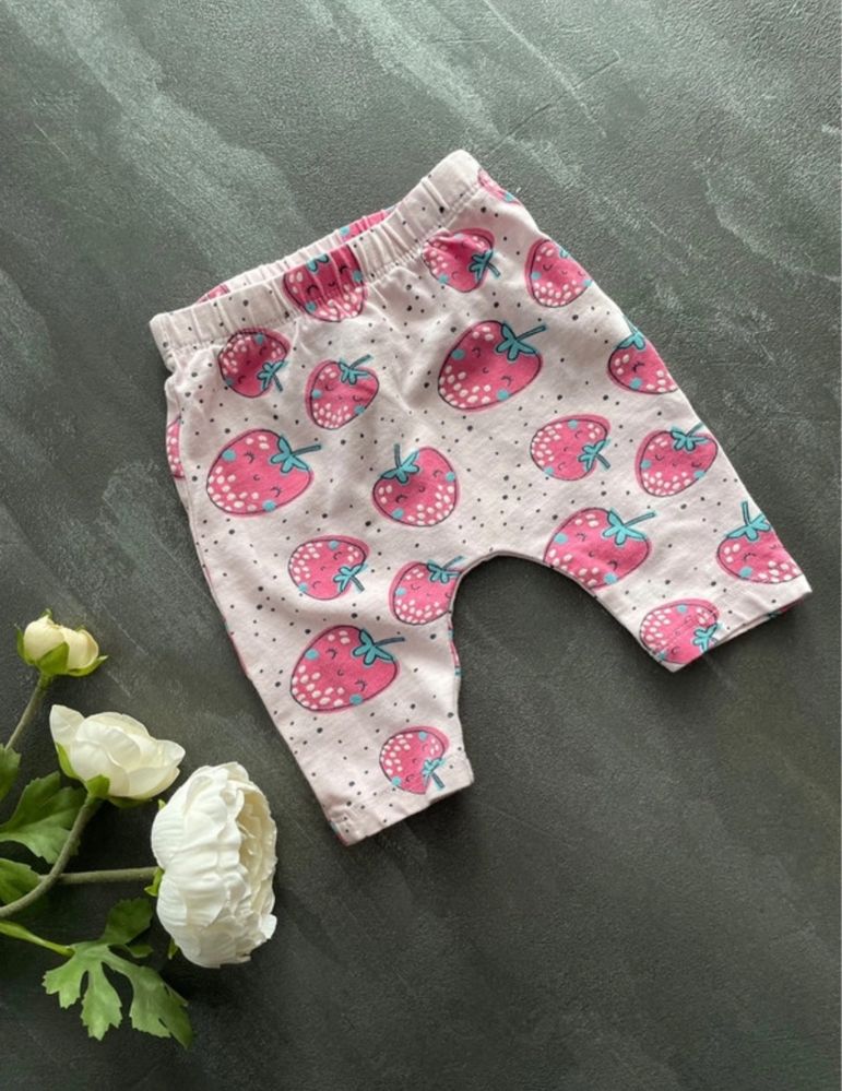 Komplet bluza kaftanik niemowlęcy i legginsy 56