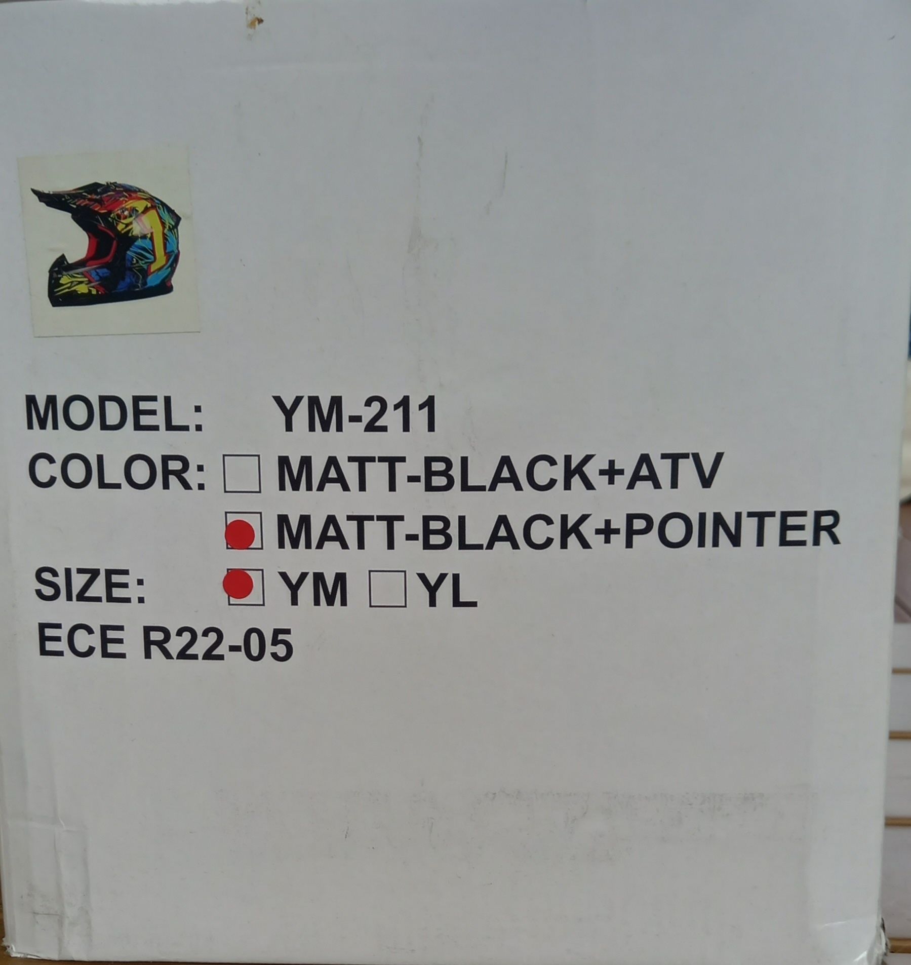 Kask full face rozmiar m