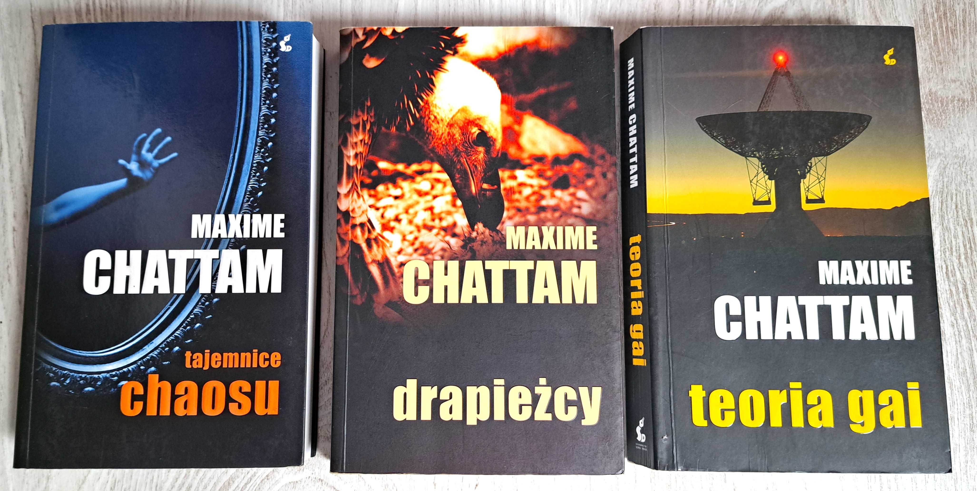 Maxime Chattam Drapieżcy + Tajemnice chaosu + Teoria Gai CYKL CZŁOWIEK