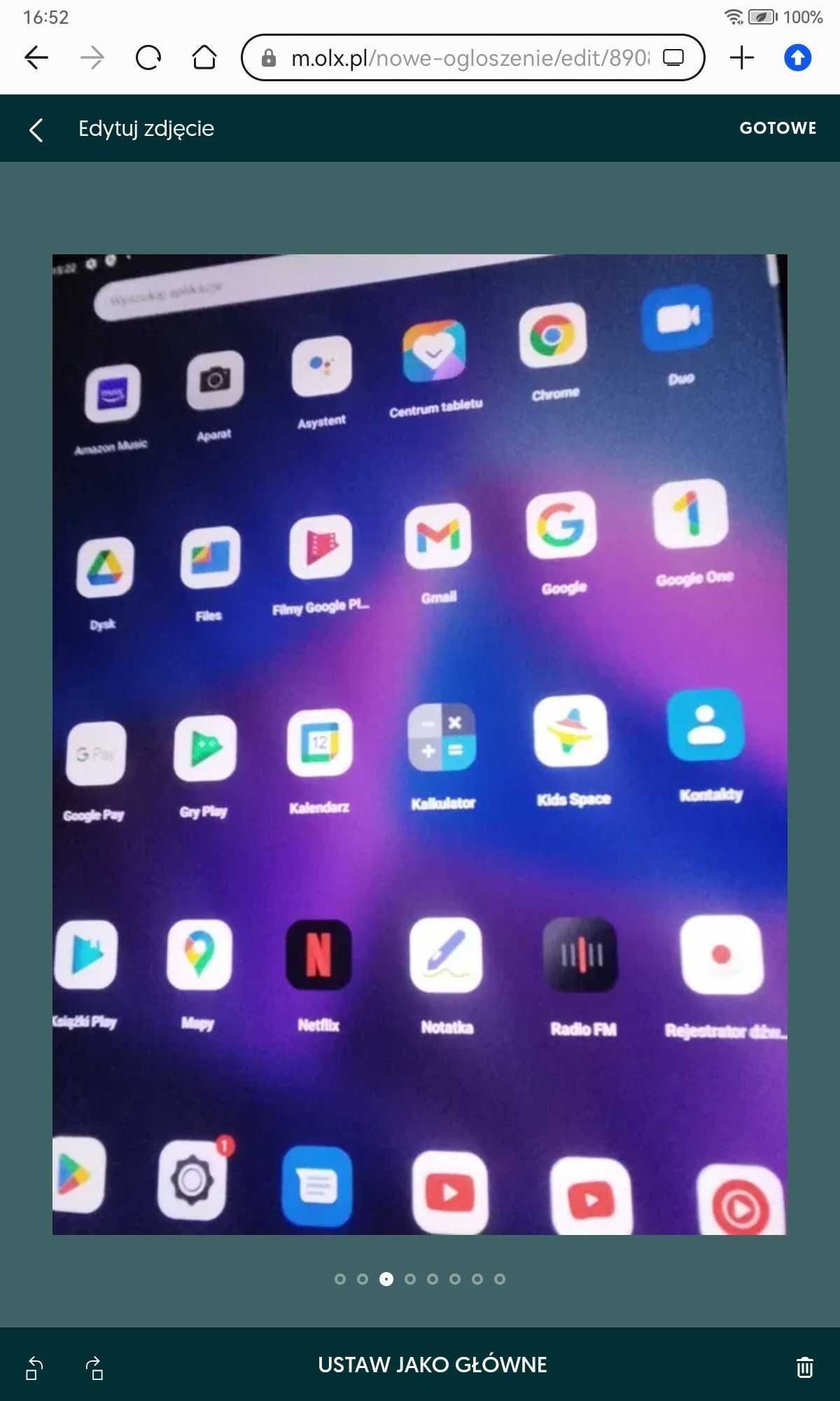 Super tablet Lenovo m 9. Gwarancja prod. Android 13