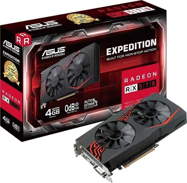 Відеокарта Asus Radeon RX 570 Expedition 4096MB (EX-RX570-4G)