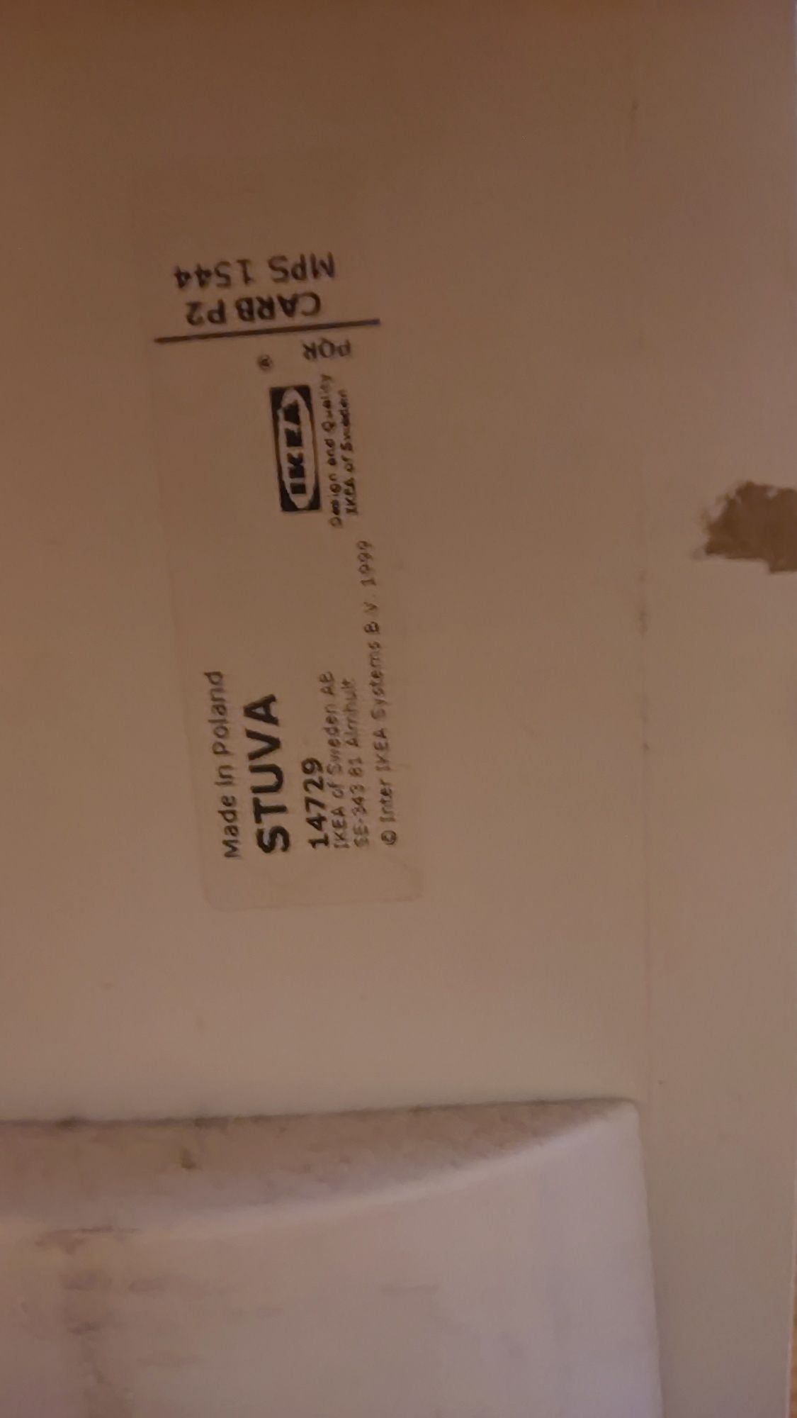 Ikea Stuva 14729: skrzynia, komoda z materacem, pakowny pojemnik