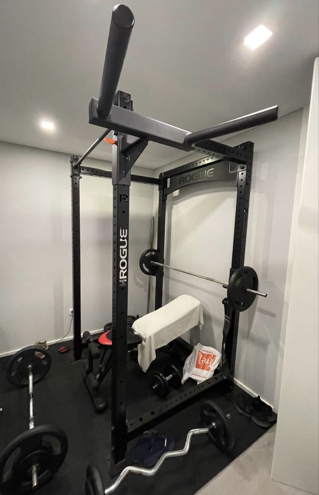 ROGUE RML-490C Monster Lite Power Rack - CrossFit/Ginásio e Musculação