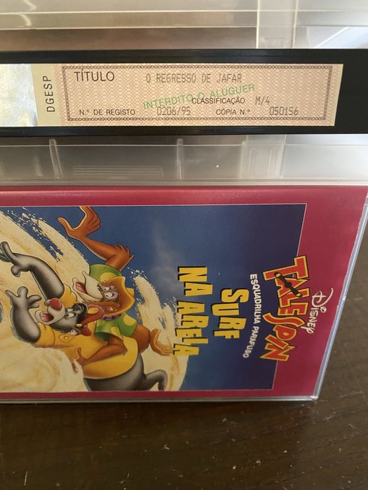 Cassetes originais Walt Disney VHS
