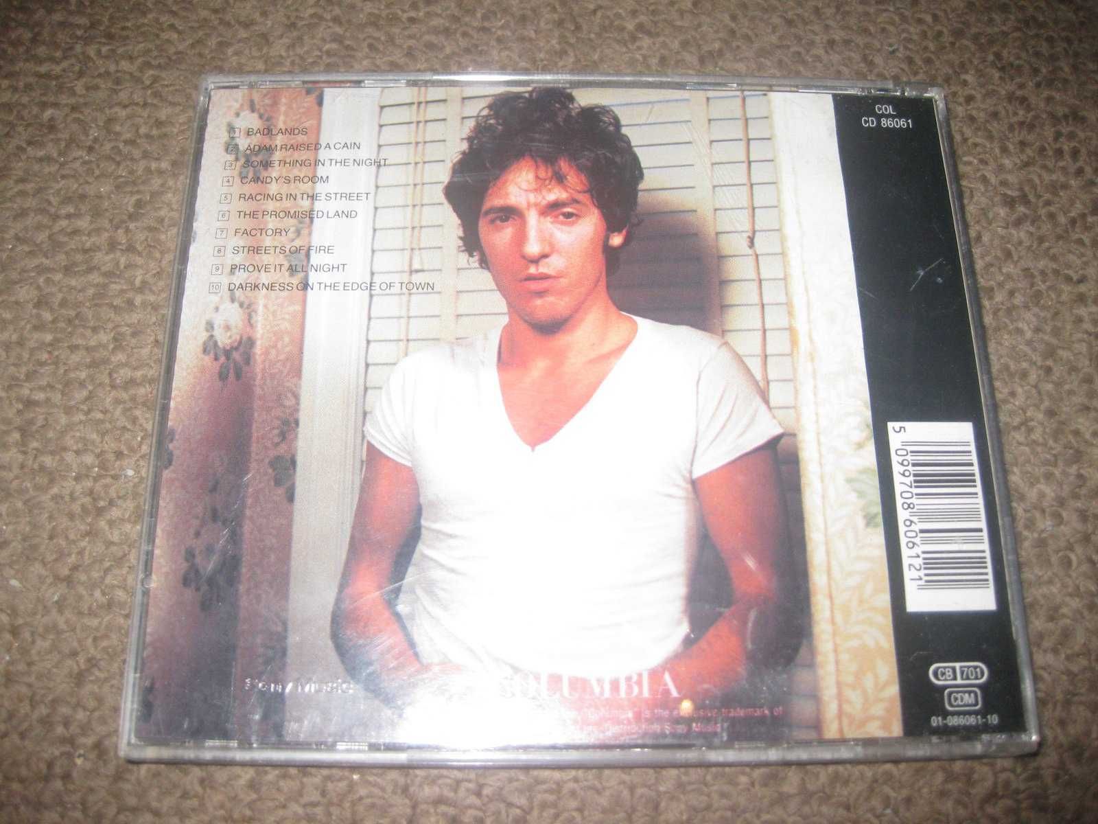 CD do Bruce Springsteen "Darkness on the Edge of Town" Portes Grátis!