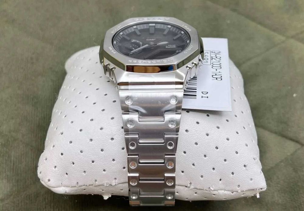 Мужские наручные часы Casio GM-B2100 Silver