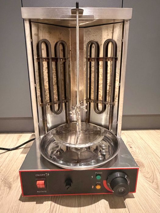 Grill elektryczny obrotowy Kebab Kurczak Stal Nierdzewna 3000W