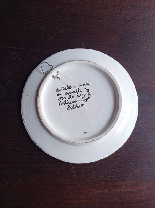 Prato pintado à mão