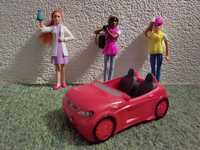 3 Barbies Profissões Burger King e carro da Barbie